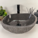 Раковина из речного камня RS-64911 47*38*15 0856