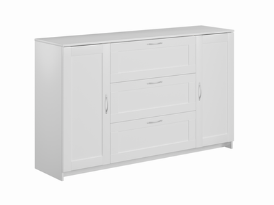 Тумба Сириус 2 двери и 3 ящика 156х95 (белая)