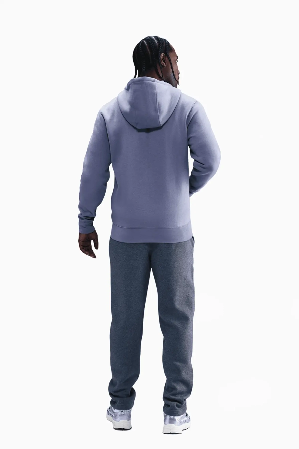 Кофта Nike Club Full-Zip - фиолетовый