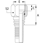 Фитинг DN 50 JIC (Г) 2.1/2