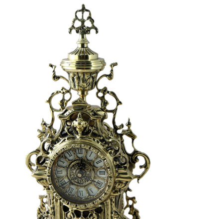 Bello De Bronze Каминные часы с канделябрами "Ажур"