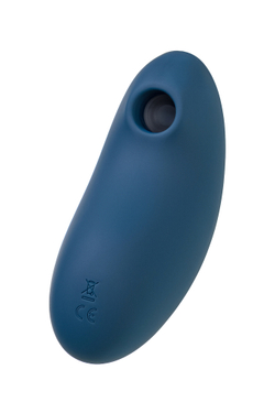 Вакуум-волновой бесконтактный стимулятор клитора Satisfyer Vulva Lover 2, силикон, синий