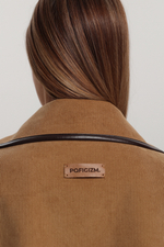 Бомбер двусторонний из вельвета