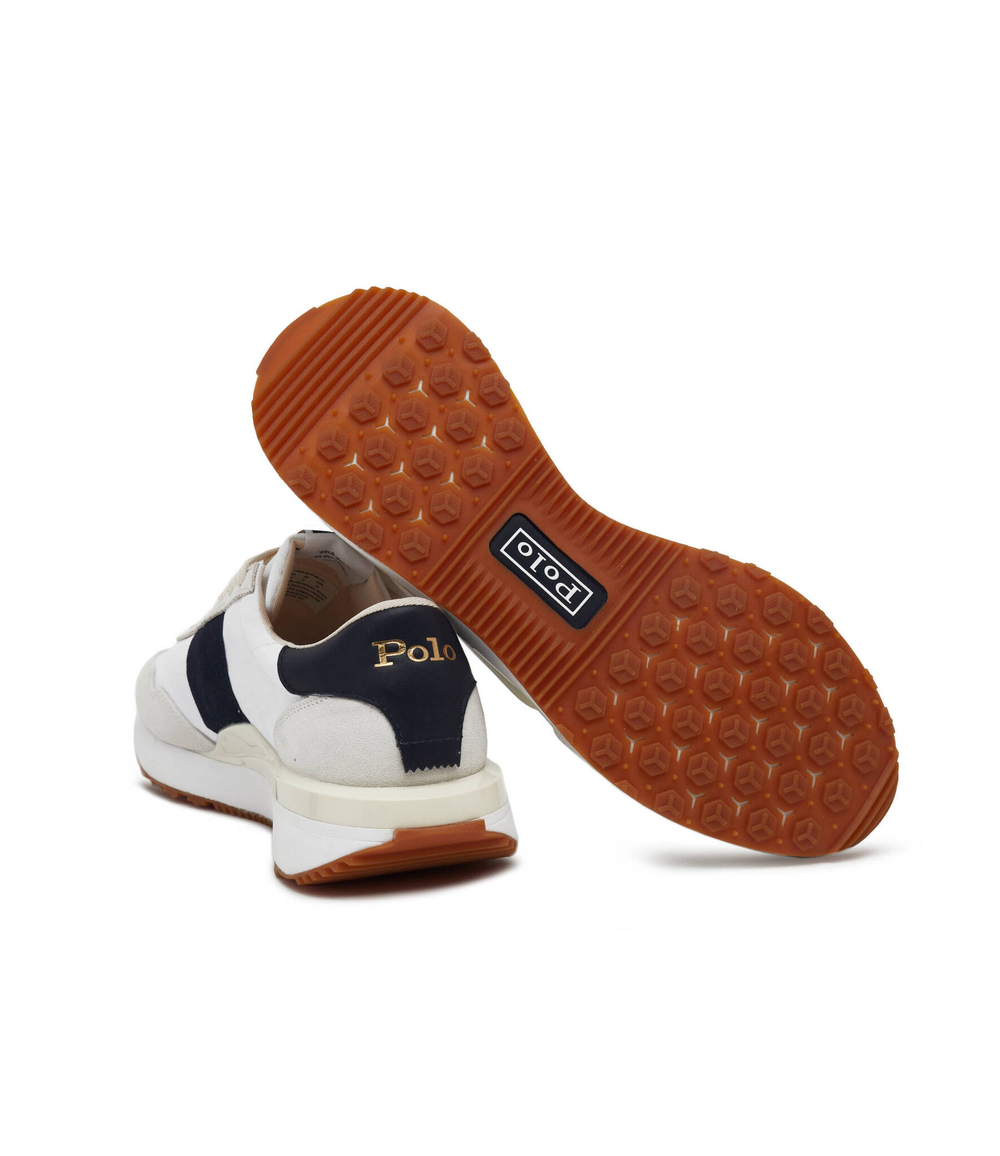 кожаные кроссовки POLO RALPH LAUREN - белый(809878008)