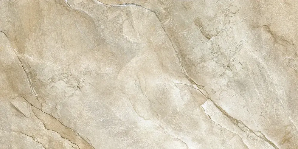Керамогранит Alma Ceramica GFA114VLC04L Vulcano 114x57 бежевый лаппатированный под камень