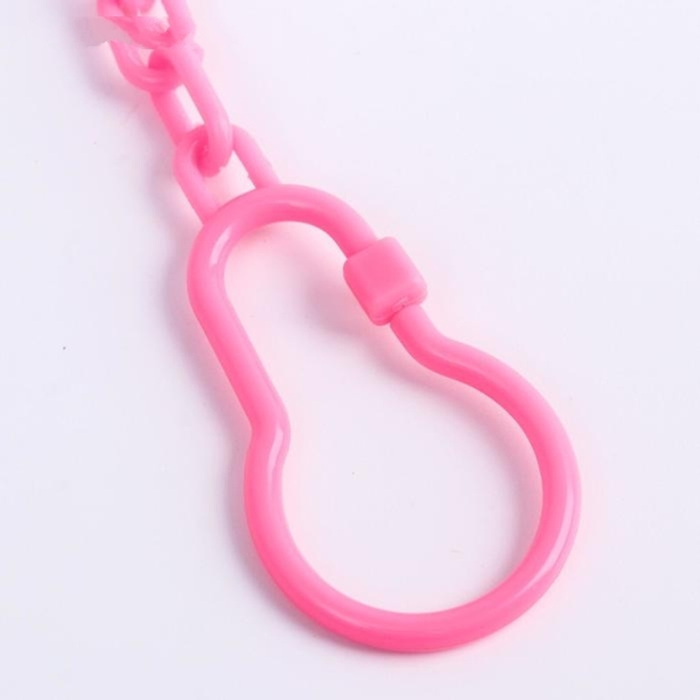 4770907 Держатель для пустышки «Лошадка», на цепочке, цвет розовый