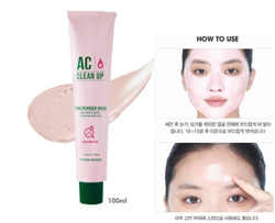 Etude House Ac Clean Up Pink Powder Mask маска для проблемной кожи с розовой глиной
