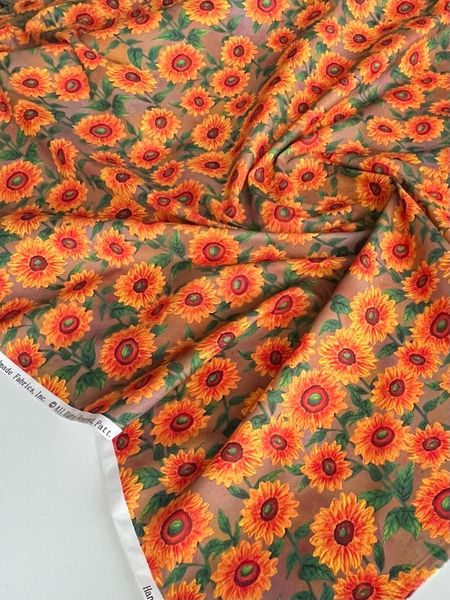 СОЛНЕЧНЫЕ ХРИЗАНТЕМЫ, 100% ХЛОПОК 2