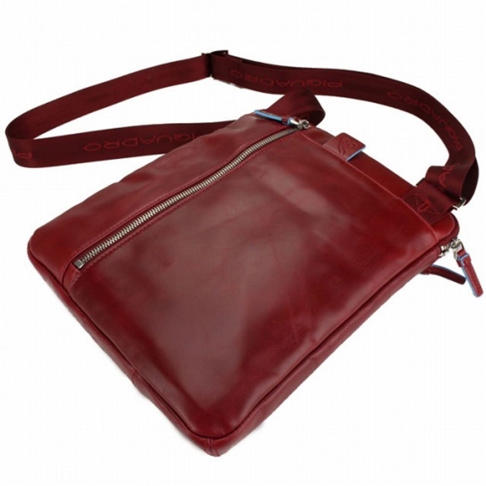 Сумка мужская Piquadro Blue Square красный телячья кожа (CA1816B2/R)