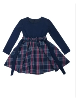 Платье для девочки клетка.