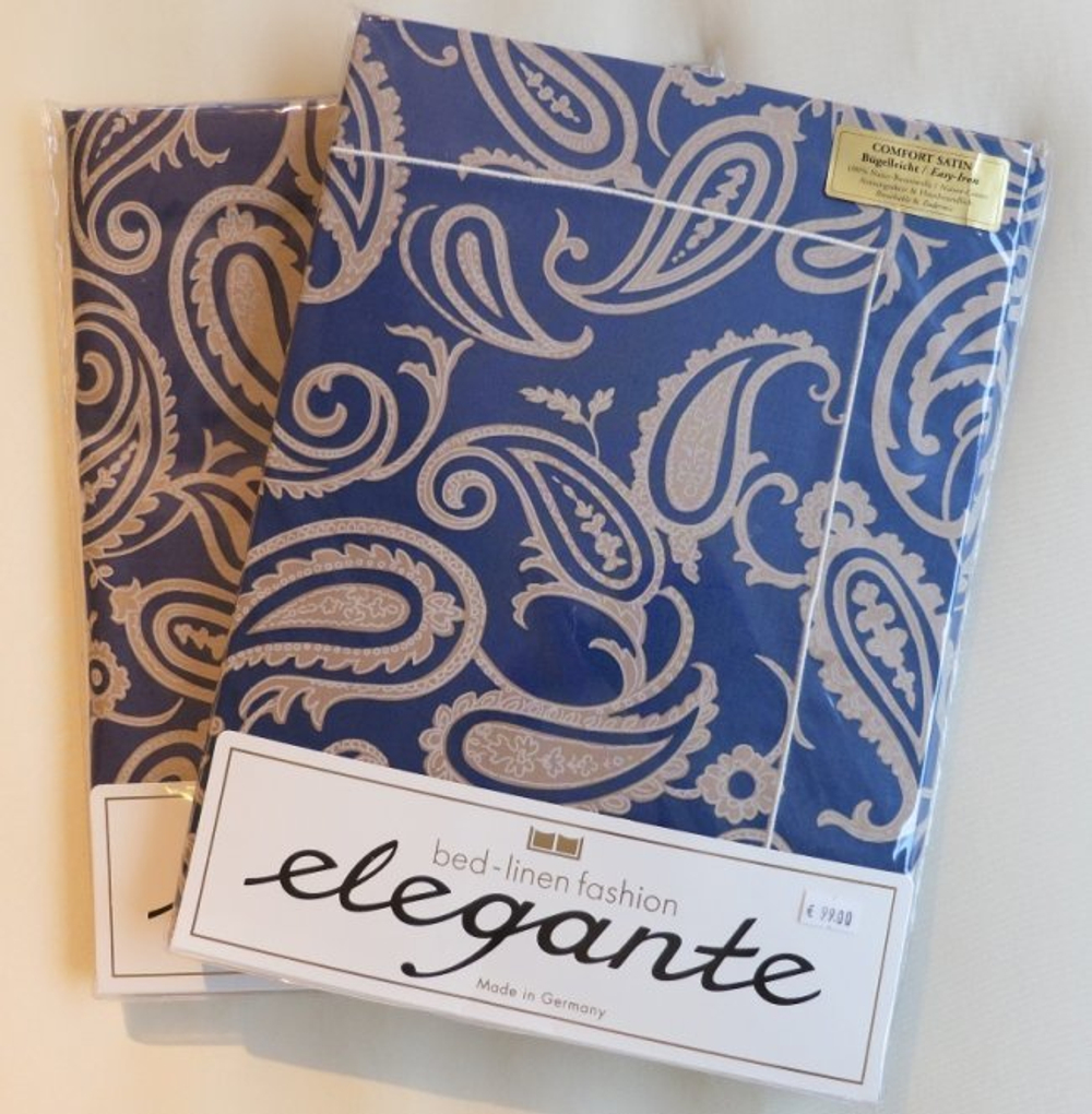 Наволочка 40x15 Elegante Vesto синяя Германия