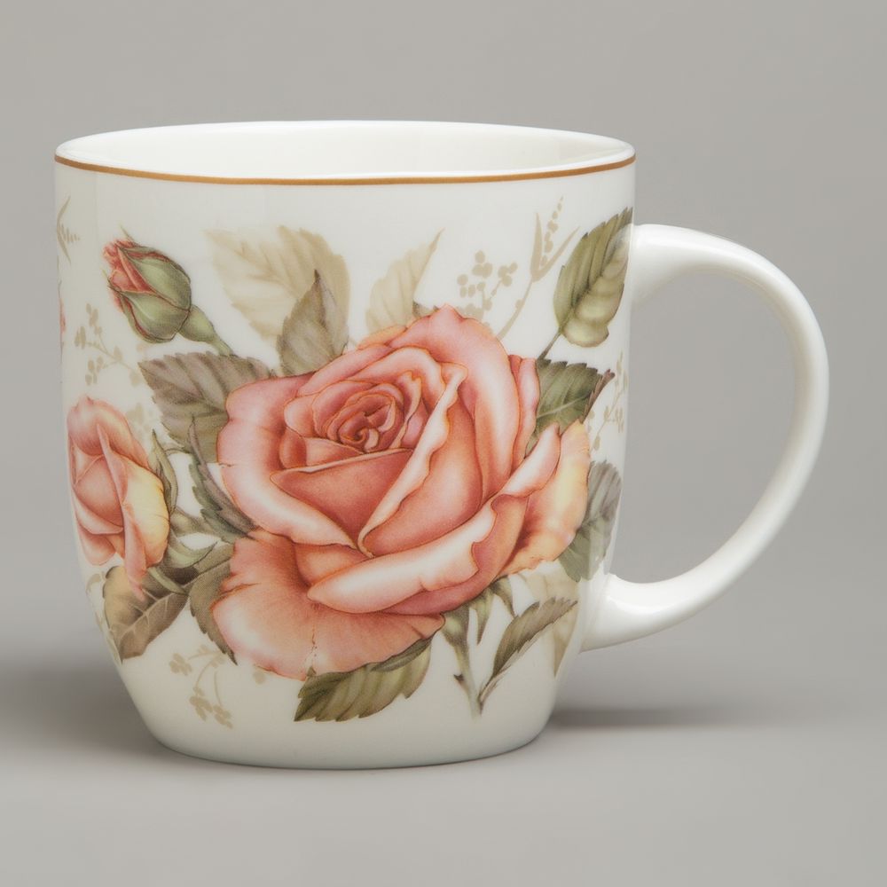 КРУЖКА LEFARD "КОРЕЙСКАЯ РОЗА" 370 МЛ (КОР=24ШТ.)