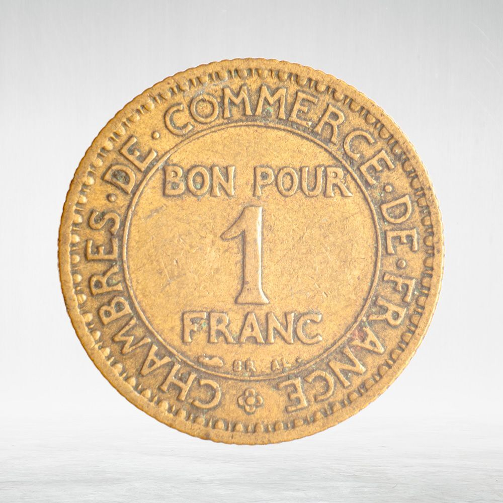 France, 1 Franc 1921 - Chambers of Commerce, XF