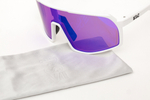 Очки S&C YOUCAN Full revo blue mirror, Matt white