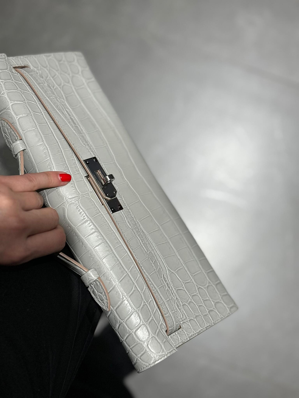 Сумка Hermes из кожи крокодила