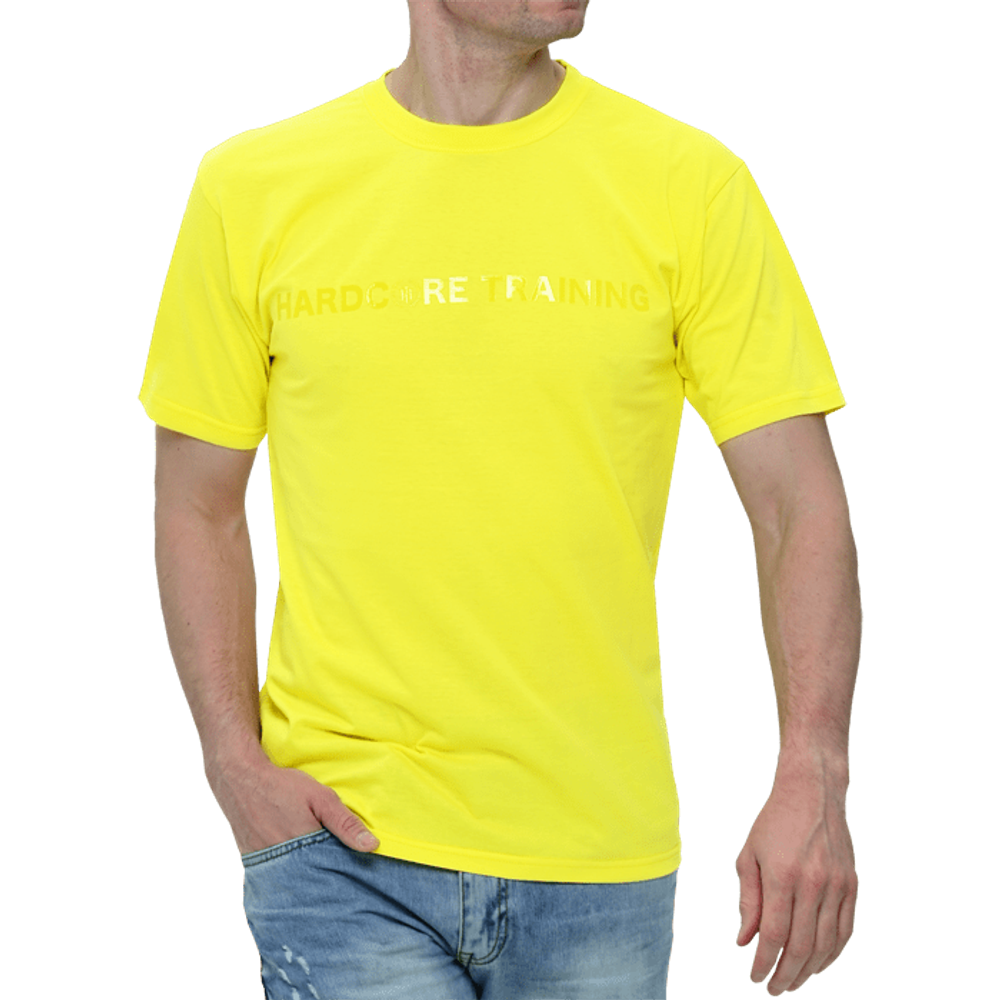 Футболка Hardcore Training Basic Yellow