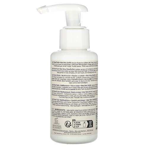 Embryolisse, Lait-Creme Fluide, многофункциональное питательное и увлажняющее крем-молочко, 75 мл (2,54 жидк. унции)
