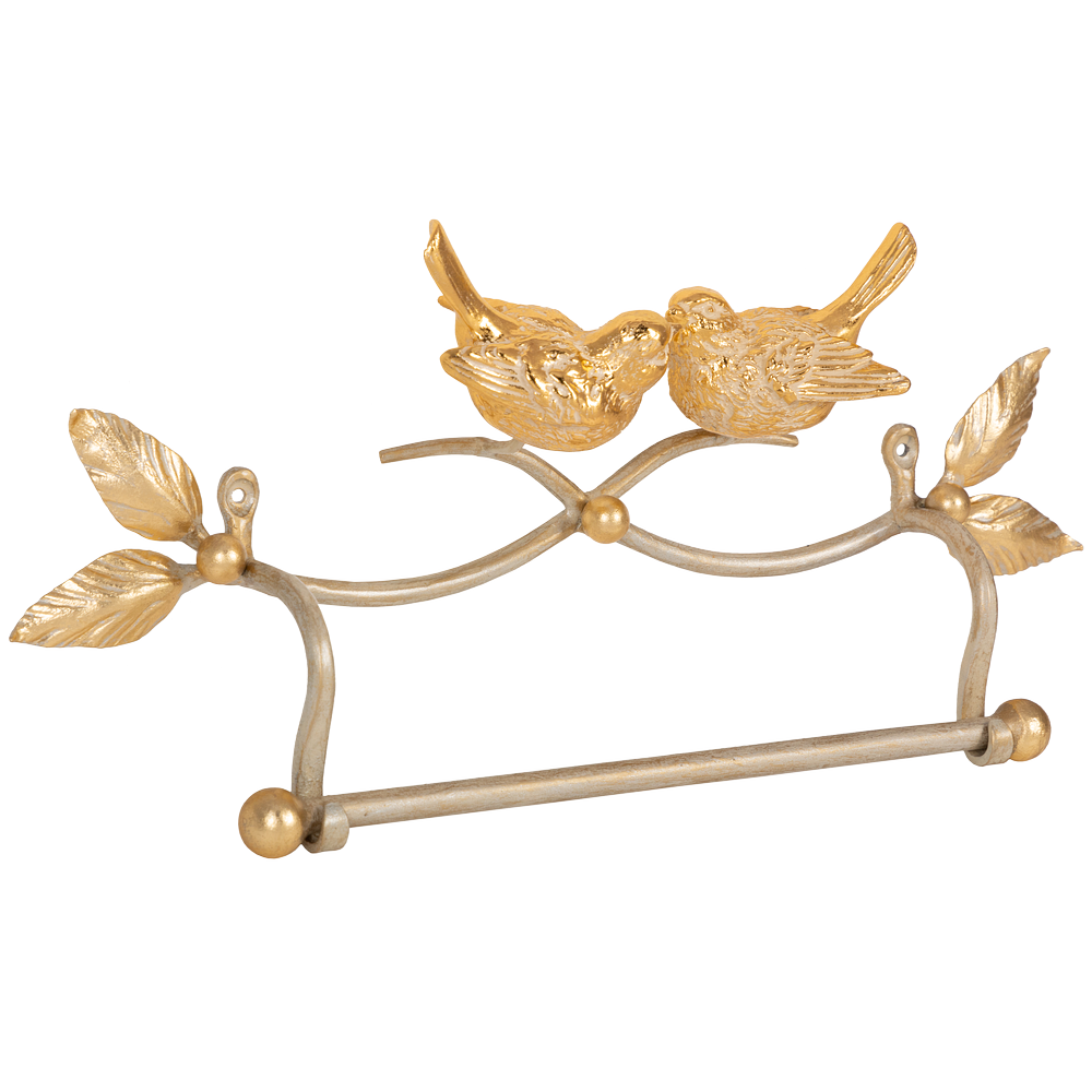 Держатель для полотенец Терра Ти Амо Айвори Мраморное золото