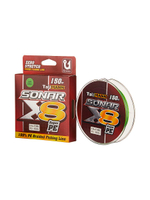 Плетеный шнур для рыбалки TauMANN Sonar PE X8 150m #0.4 (0.10mm) Light Green