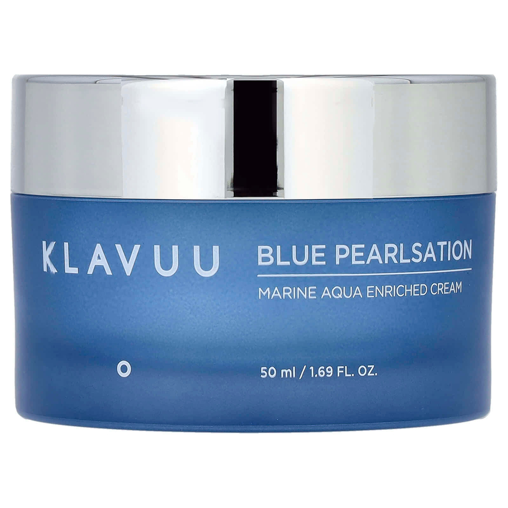 KLAVUU, Blue Pearlsation, крем с морской водой, обогащенный морской водой, 50 мл (1,69 жидк. унции)