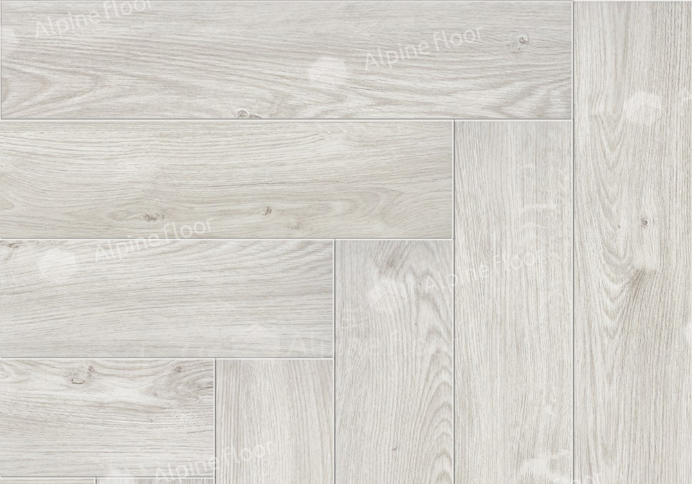 Каменно-полимерная плитка Alpine Floor Parquet Light Дуб Снежный ЕСО 13-11