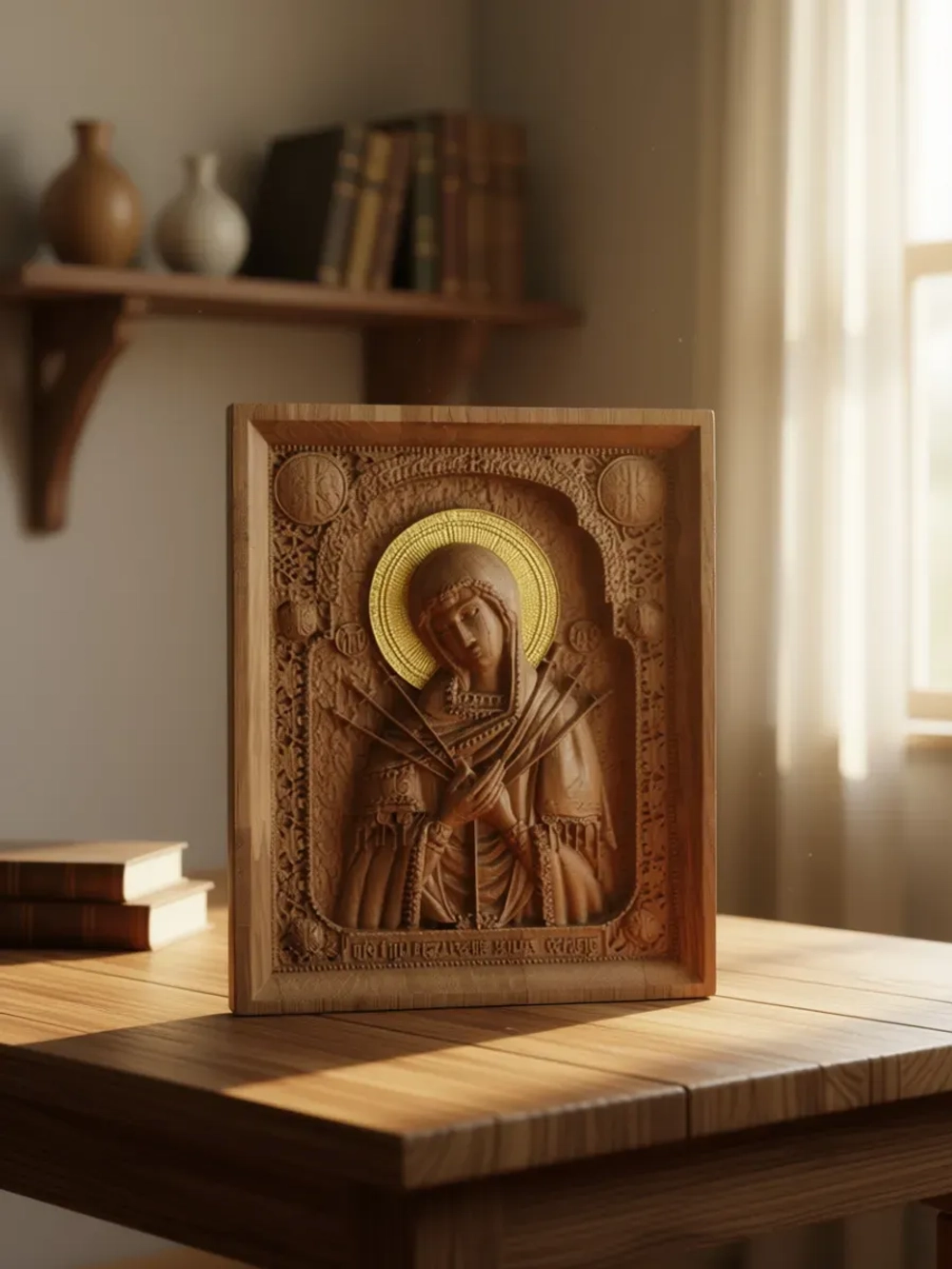 Освященная Икона Божией Матери Умягчение Злых Сердец