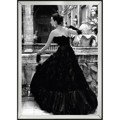 Постер BLACK EVENING DRESSПостер 70х100 G&C Черный / Серый