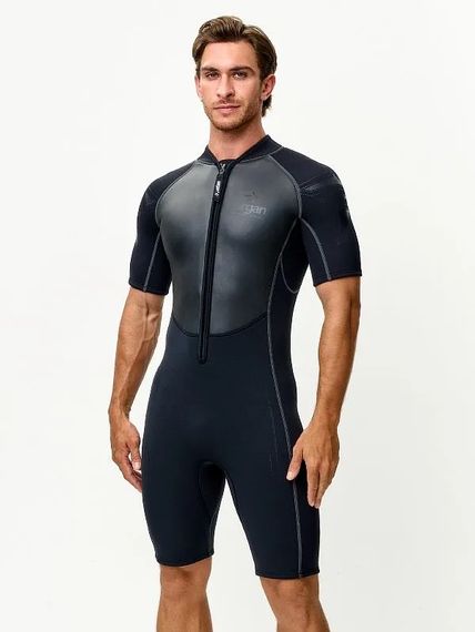 Гидрокостюм Sargan Black King shorty man черный 3 мм