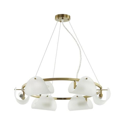 6571/6 NEOCLASSI LN26 193 медный/белый/металл/стекло Люстра E14 6*60W 220V FIORO