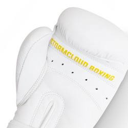 Боксерские перчатки StormCloud Boxing Pro белые