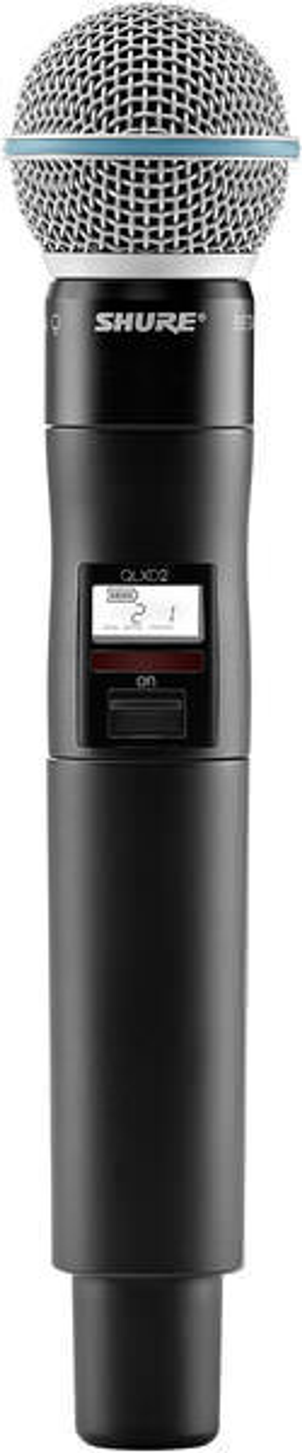 SHURE QLXD2/B87C G51 ручной передатчик серии QLXD с капсюлем микрофона BETA87C, частоты 470-534 MHz