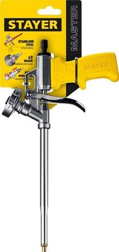 STAYER Master, металлический пистолет для монтажной пены (06863_z02)