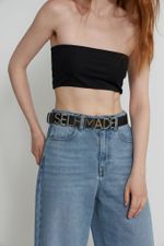 ШИРОКИЙ РЕМЕНЬ НА КОБУРНЫХ КНОПКАХ SELFMADE BLACK