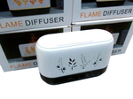 Светильник с увлажнителем эффект камина Flame Diffuser, белый