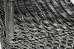 "Рим" комплект шезлонг со столиком, цвет графит