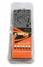 Цепь TRIX для 7/8 скоростей, 1/2"х3/32", 112 звеньев, соединительный пин 7,4мм, коричневая (50)
