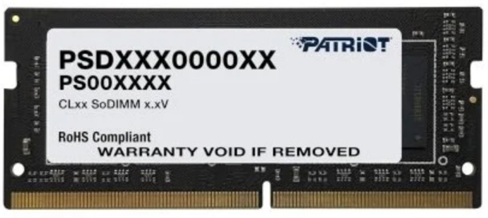 Модуль памяти SODIMM DDR4 16GB Patriot Memory PSD416G320081S