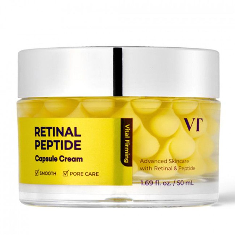 VT Cosmetics Cica Reti-A Capsule Cream Капсульный крем с ретиналем и пептидами 50 мл