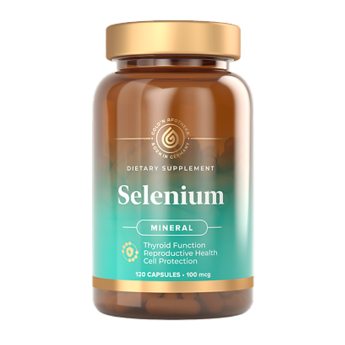 Селен 100 мкг, Selenium 100 mcg, Apotheka, 120 капсул