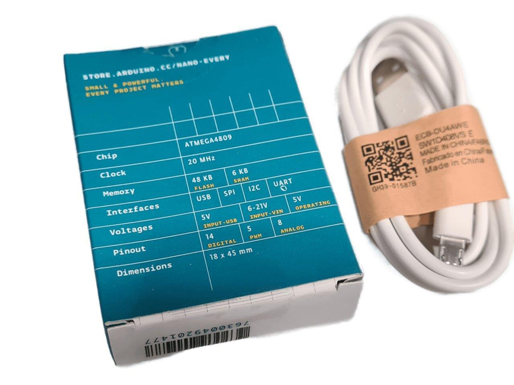 Контроллер Arduino Nano-V3 Every Mini USB