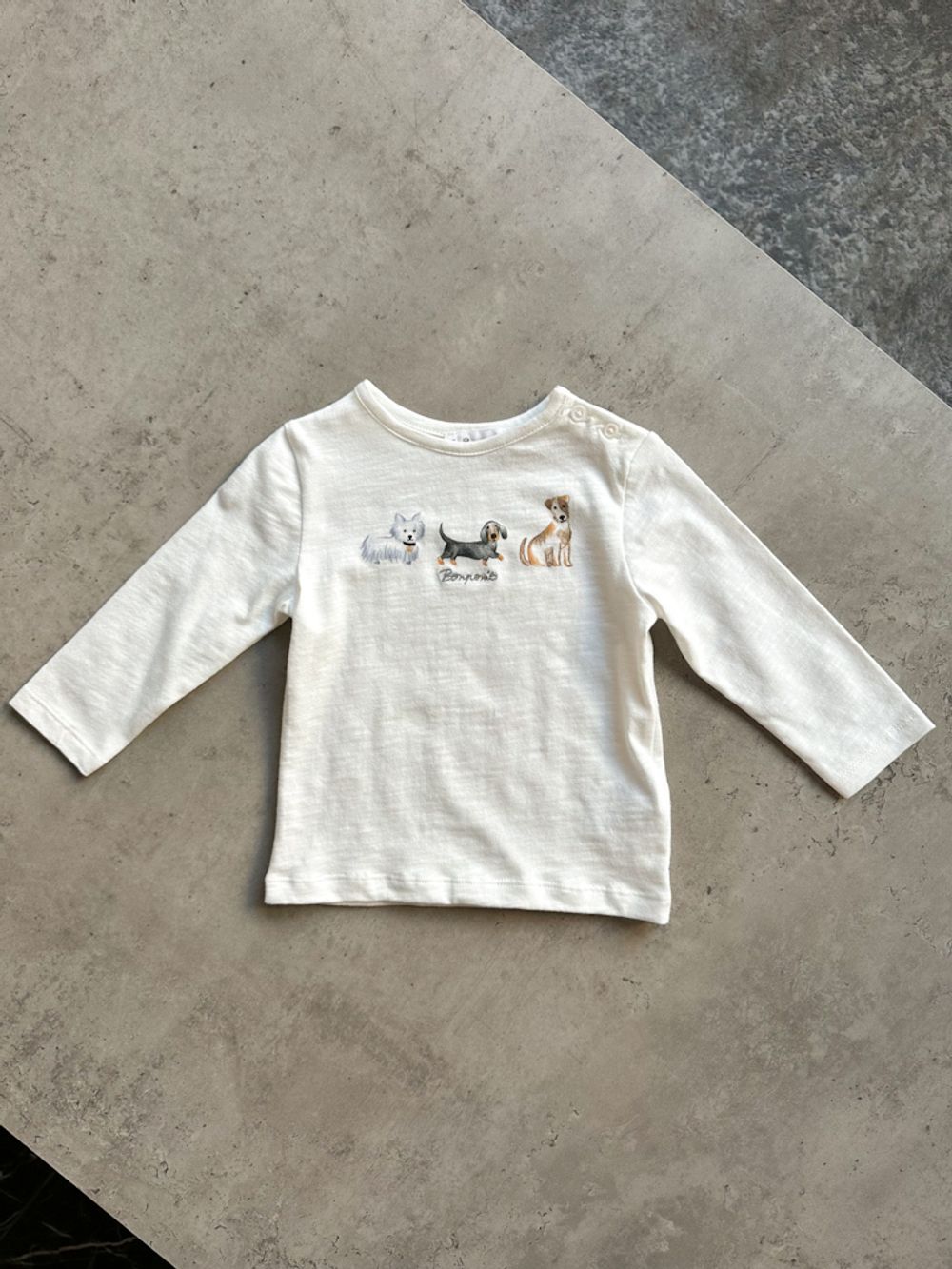 Новый хлопковый лонгслив Bonpoint, 80