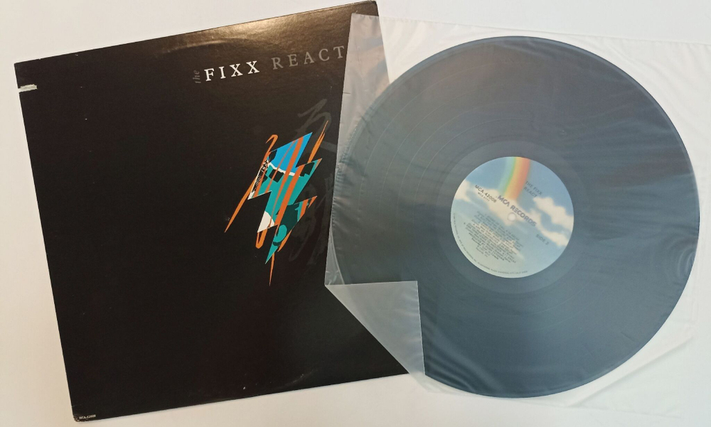 Винтажная виниловая пластинка LP The Fixx React (USA 1987)