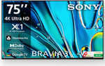 Телевизор Sony K-75S30, 4K UltraHD, Google TV, Smart TV