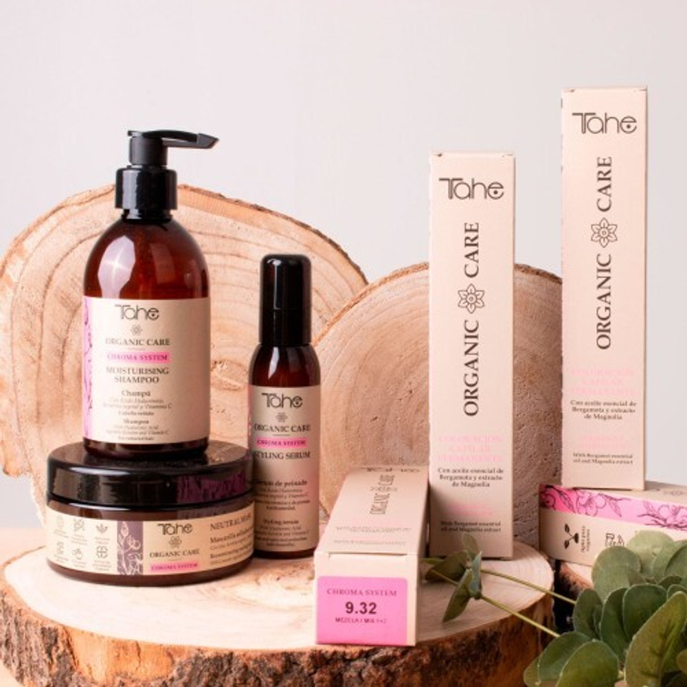 Tahe Шампунь увлажняющий для окрашенных волос- MOISTURISING SHAMPOO CHROMA SYSTEM FOR COLOURED HAIR,300 мл