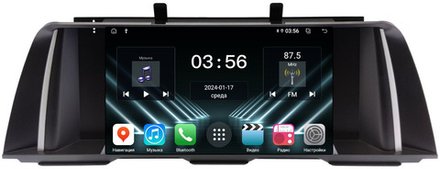 Магнитола BMW 5-серия F10 2012-2016 NBT - FarCar DX9-9640NBT монитор 9" IPS на Android 13, 4+64Гб, CarPlay