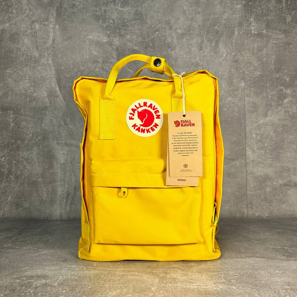 Рюкзак Fjallraven Kanken yellow