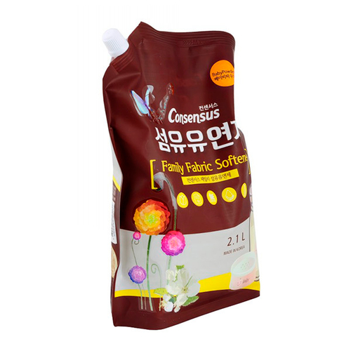 Кондиционер для белья в мягкой упаковке с ароматом Детской Присыпки Consensus HB Global Fabric Softener 2,1л
