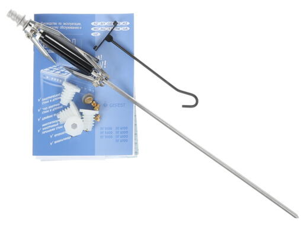 Плита газовая GEFEST 6500-02 0042 (бел.с растр.рис)