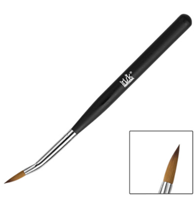 Irisk Кисть для акрила изогнутая натуральный ворс №4, ручка 12,5см