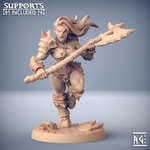 Орк Полуорк Воин Паладин Варвар Файтер Рыцарь миниатюра для dnd, днд, pathfinder, фентези, Настольная игра, НРИ, Варгейм, РПГ